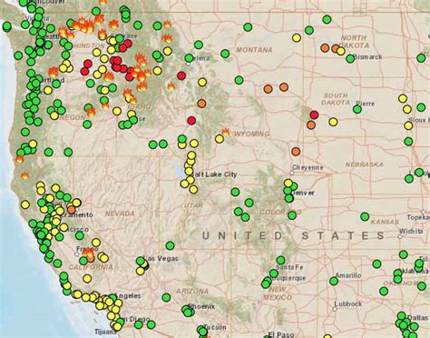 Pacific Northwest Wildfire Map