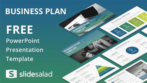 Business Plan Free Powerpoint Template Design Slidesalad Youtube