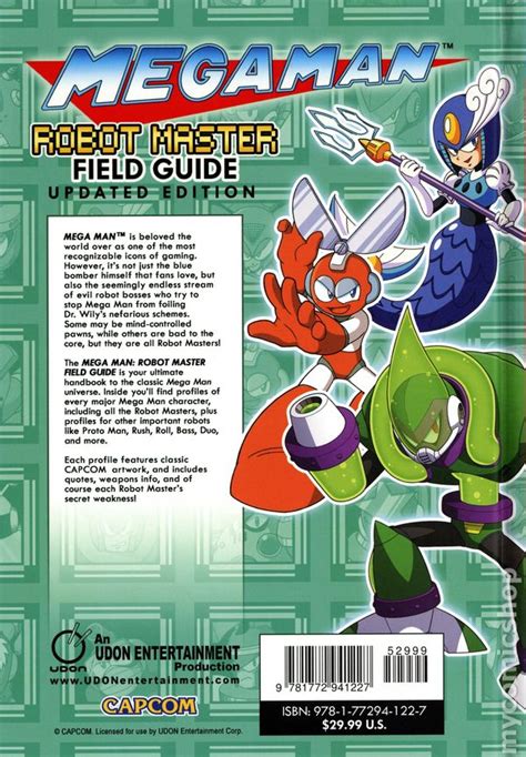 Mega Man Robot Master Field Guide Hc 2020 Udon Updated Edition Comic