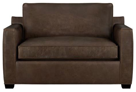 Current price $325.99 $ 325. Davis Leather Twin Sleeper Sofa - Modern - Sleeper Sofas ...