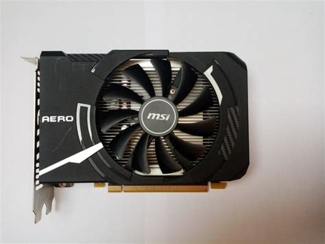 Msi Nvidia Geforce Gtx 1050 Ti Aero Itx 4g Oc