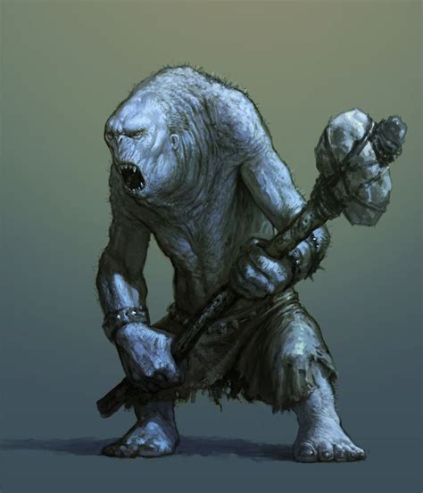 troll by Ákos haszon illustration 2d cgsociety monster art monster concept art monster