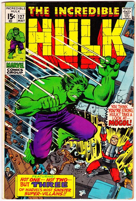 The Incredible Hulk 127 1st Series 1962 1999 May 1970 Marvel Comics