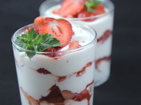 Fraises au mascarpone Recette de Fraises au mascarpone