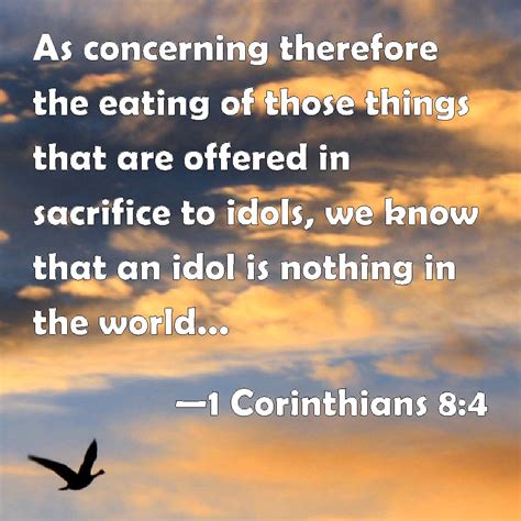 We did not find results for: 1 Corinthians 8:4 As concerning therefore the eating of ...
