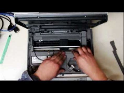 With the design of the printer is black body that looks simple compact although & looks pretty wide, this printer has a panel control to. disassembling brother dcp-145c dcp-195c - YouTube