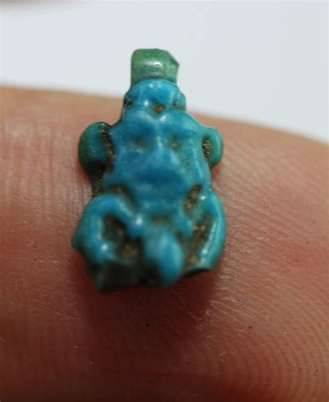 Acropolo Ancient Egypt Amarna Faience Bes Amulet 1334 1325 Bc