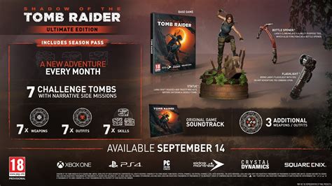 Shadow Of The Tomb Raider Tout Le Contenu Des éditions Collectors