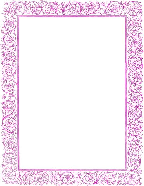 Border Design For Girls