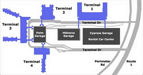 Airport Terminal Map Fort Lauderdale Airport Terminal Map