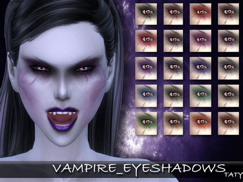 Sims 4 Ccs The Best Vampire Clothing And Makeup Set By Taty86