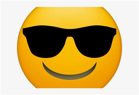Sunglasses Emoji Clipart Emojie Sunglasses Emoji Face Png Transparent