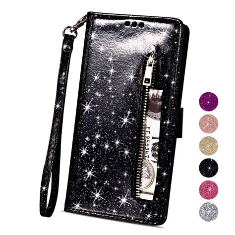 Dteck Case For Apple Iphone 11 61 Inches Magnetic Leather Bling