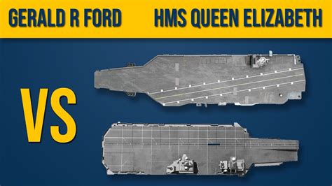 USS Gerald R Ford Vs HMS Queen Elizabeth Which Aircraft Carrier Is Better YouTube