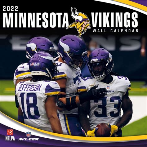 NFL Minnesota Vikings 2022 Mini Wall Calendar - Calendars.com