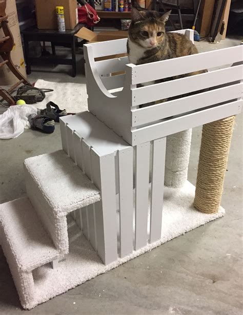 Cats Diy Projects Animal Projects Diy Cat Tower Cat House Diy Cat