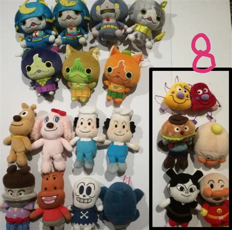 Anpanman And Yokai Watch Plushie Soft Toys Hobbies And Toys Toys And Games On Carousell