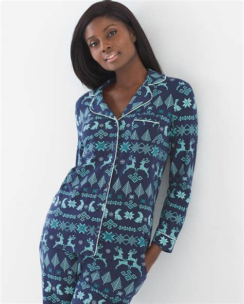 Cozy Jersey Knit Pajama Top Looks Sophisticated And Feels Wonderfully