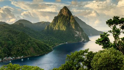 The Pitons Soufriere Saint Lucia Image Abyss