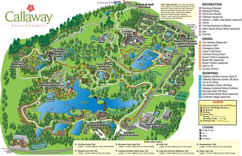 Theme Park Map Fantasy Golf Golf Cart Rental Rockin Robin Lake