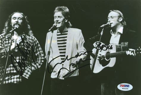 Lot Detail Crosby Stills And Nash Band Signed Photo By David Crosby