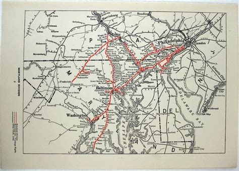 29 Pennsylvania Railroad System Map Maps Database Source