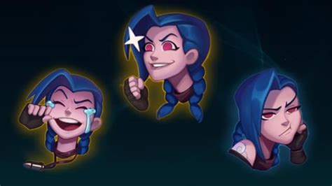 Three New Jinx Emotes League Of Legends League Of Legends League