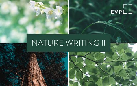Nature Writing Ii Evansville Vanderburgh Public Library