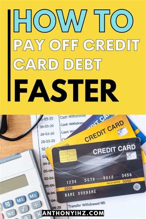 How To Pay Off Credit Card Debt Faster Anthony Ihz