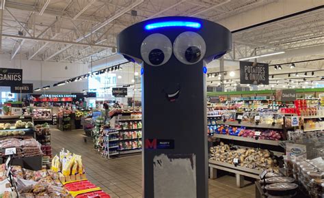 ‘marty The Robot Escapes From A Local Food Store To Get Some Fresh Air