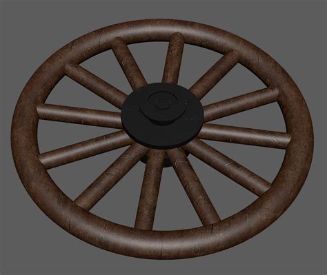Wagon Wheel 3d Model Turbosquid 1248245
