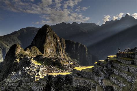 New On 500px A Beam Of Light Over Machu Pichu By Alessandrogiovanelli