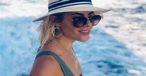 Mollie King Sizzles In Plunging Swimwear ‘such A Natural Beauty