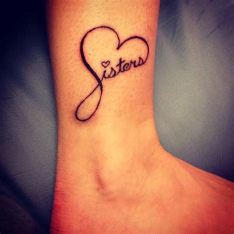 Sisters Tattoo On Ankle Hey Sisterswhat Do You Think Sister