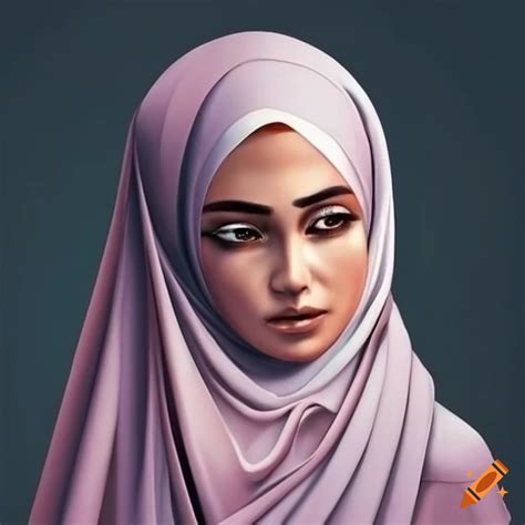 muslim woman wearing a hijab on craiyon
