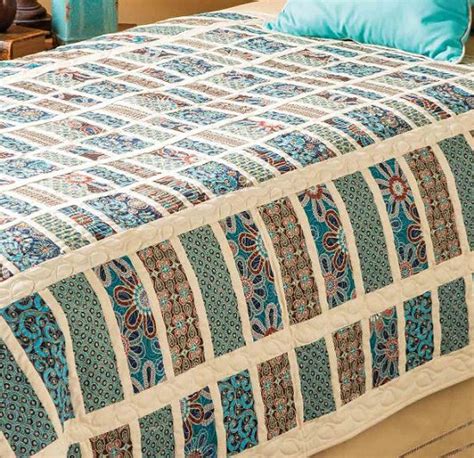 Carefully Coordinated Fabrics Make A Lovely Quilt Quilting Digest
