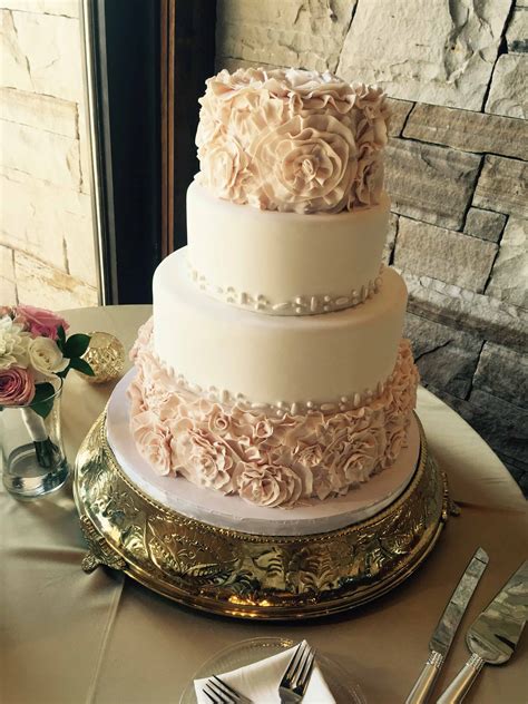 Rosette Wedding Cake Cake Ideas Aesthetic
