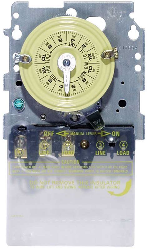 Intermatic T100 Series Timers With Parts Manuals And