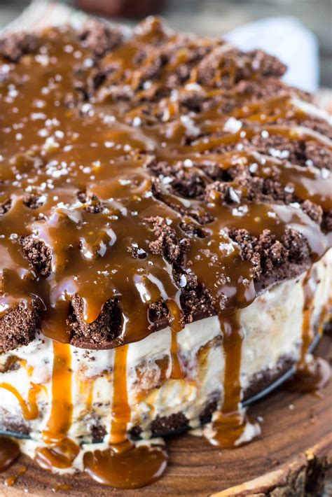 Is it almost your birthday? Salted Chocolate + Caramel Ice Cream Cake | Coley Cooks...