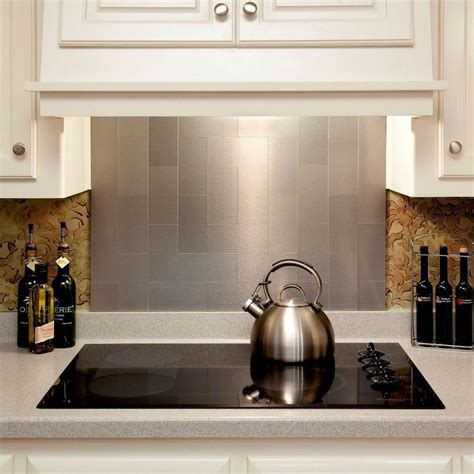 20 Beautiful Stainless Steel Backsplash For Your Kitchens