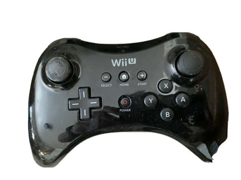 New Genuine Nintendo Wii U Pro Controller Black Official