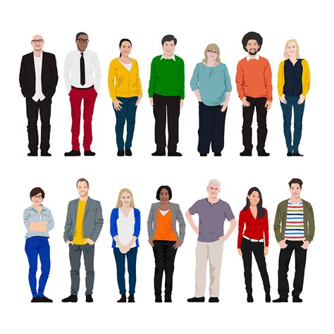 illustration of diverse people download free vectors clipart graphics and vector art