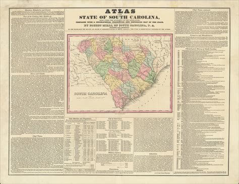 [title page] atlas of the state of south carolina made under the authority of the legislature