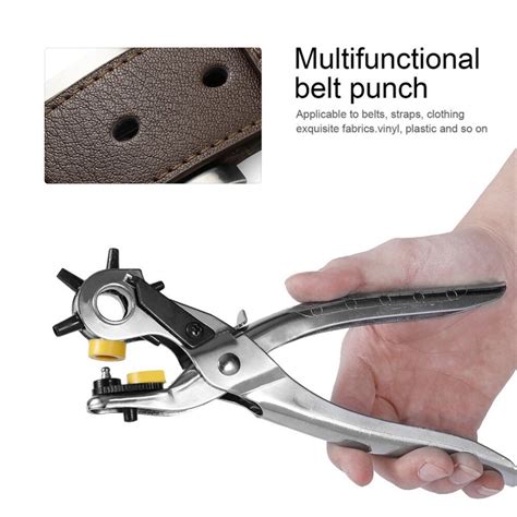 Multi Function Portable Puncher Heavy Duty Leather Canvas Hole Punch