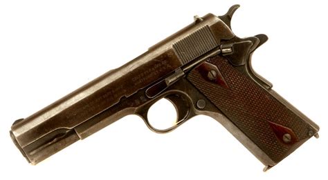 Deactivated Very Rare Wwi And Wwii Colt 1911 Allied
