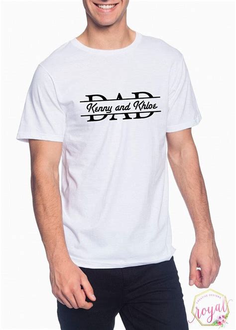*this post contains affiliate links*. Personalized Dad's T-shirts - Father's Day Gift Idea - Dad ...
