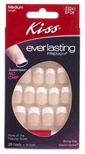 Kiss Everlasting French Nail Kit Medium Unlimited 28 Nails 2 Pack