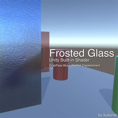 Artstation Frosted Glass Shader For Unity Built In