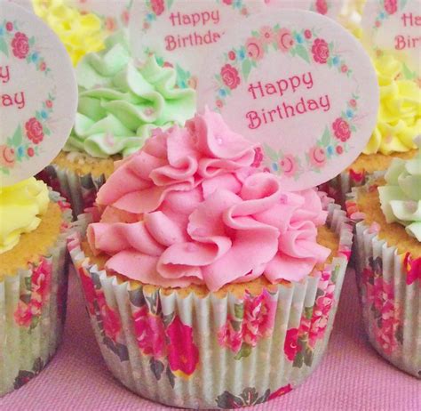 Acrylic cupcake topper decorations for 1st happy birthday and party paper and acrylic support oem customized. Cake Toppers :: Birthday Cake Toppers :: Adult Birthdays :: Flower Garland :: Vintage Garland ...