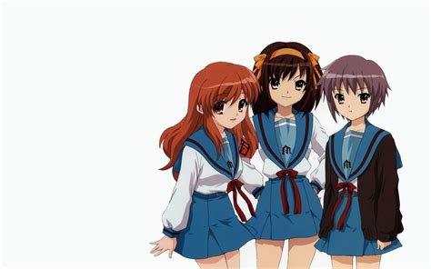 Anime Anime Girls The Melancholy Of Haruhi Suzumiya Suzumiya Haruhi Nagato Yuki Asahina